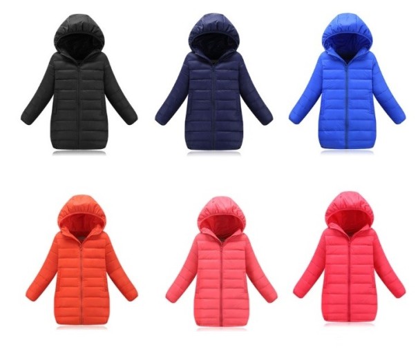 Meisjes winterjas met capuchon J2900