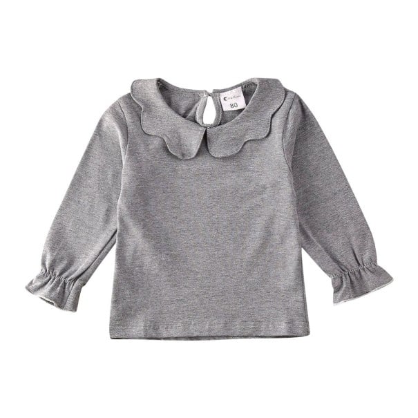 Meisjesblouse L672 grijs 7
