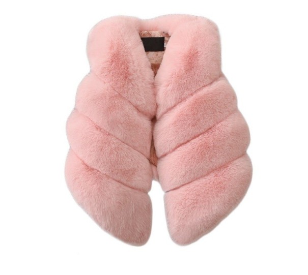 Meisjesbontvest J2498 roze 2