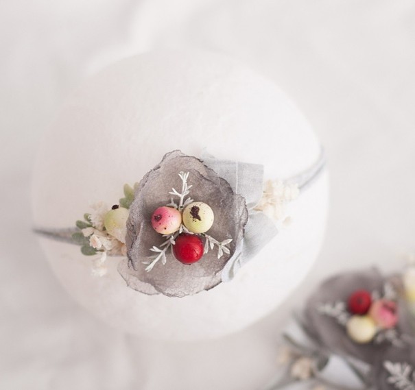 Meisjeshoofdband met bloemen 4