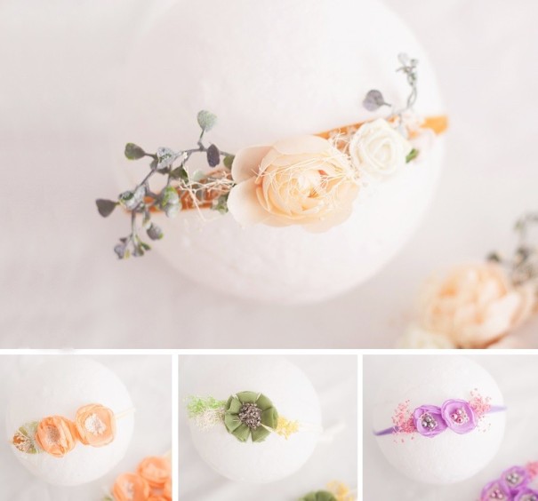 Meisjeshoofdband met bloemen