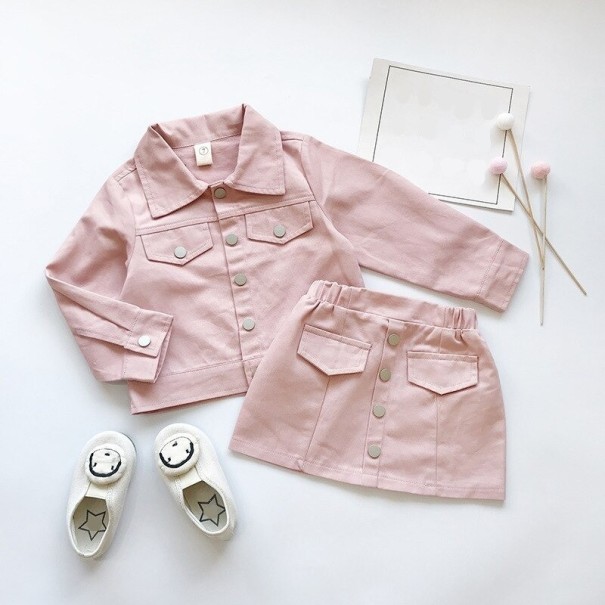Meisjesjas en rok L1153 7 A