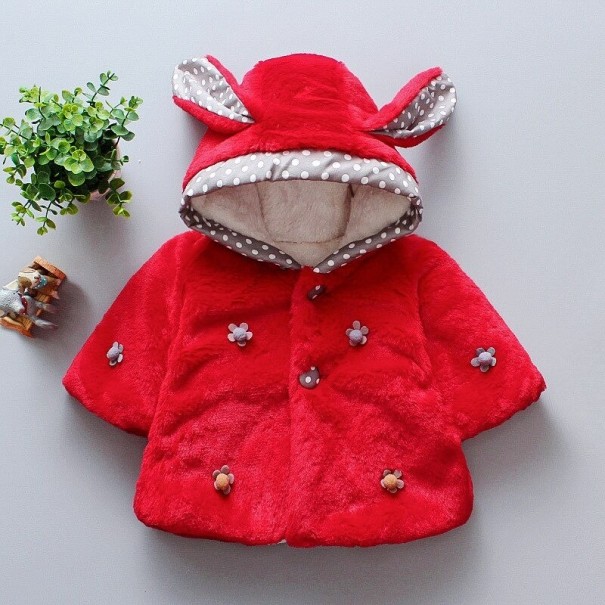 Meisjesjas L1854 rood 2