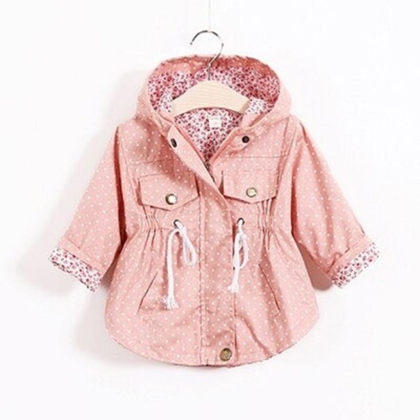 Meisjesjas L1876 roze 2