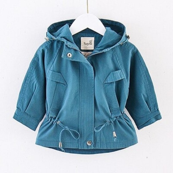 Meisjesjas L1877 blauw 5