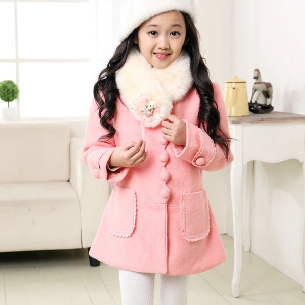 Meisjesjas L1954 roze 4
