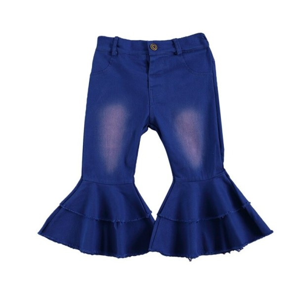 Meisjesjeans L2141 blauw 9-12 maanden