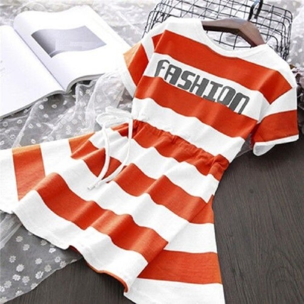 Meisjesjurk N194 rood 6