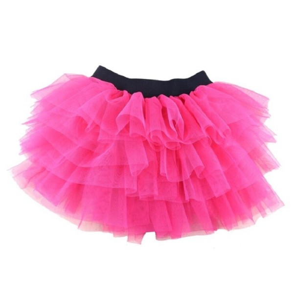 Meisjesrok L1003 donkerroze 4