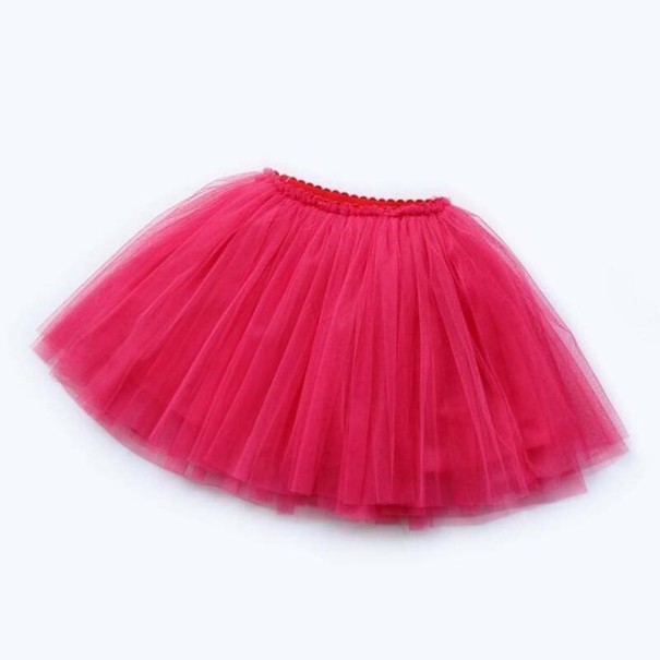 Meisjesrok L1010 donkerroze 12-24 maanden