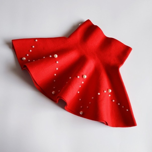 Meisjesrok L1034 rood 3