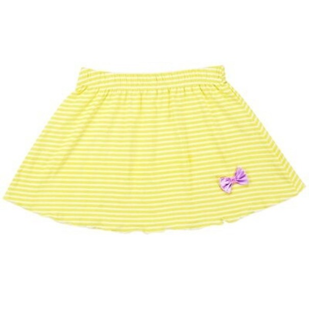 Meisjesrok L1051 geel 12