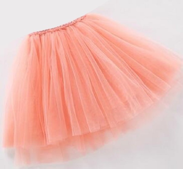 Meisjesrok L1059 abrikoos 6