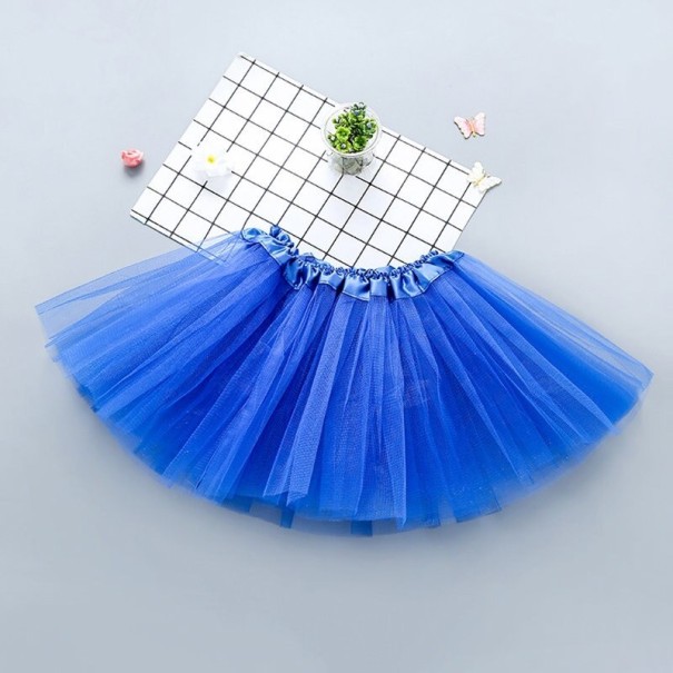 Meisjesrok L1066 blauw