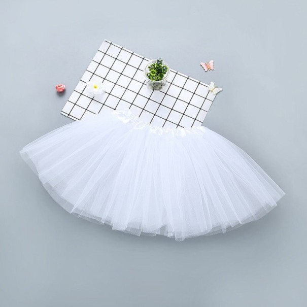 Meisjesrok L1066 wit