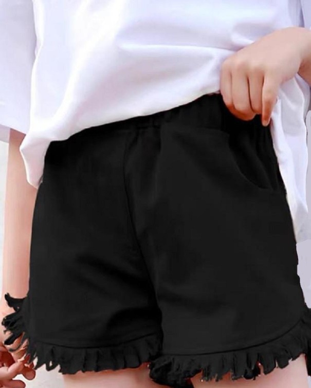 Meisjesshorts N666 zwart 6