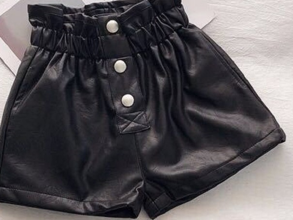 Meisjesshorts N667 zwart 4