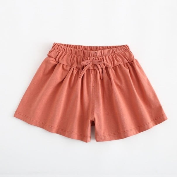 Meisjesshorts N691 baksteenrood 6