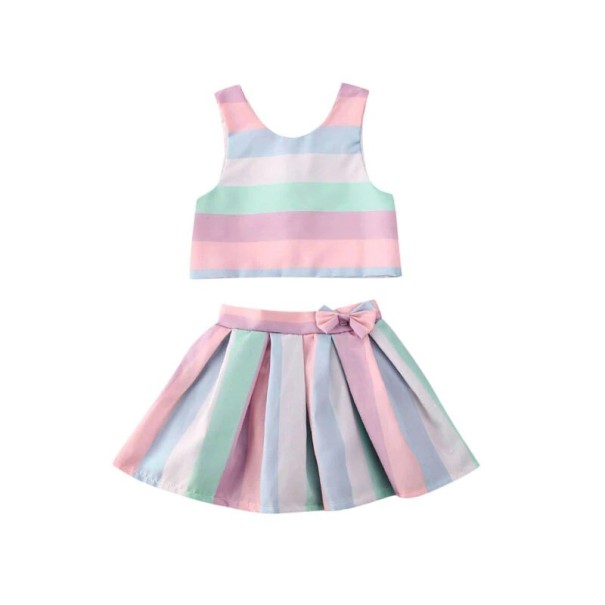 Meisjestop en rok L1299 18-24 maanden