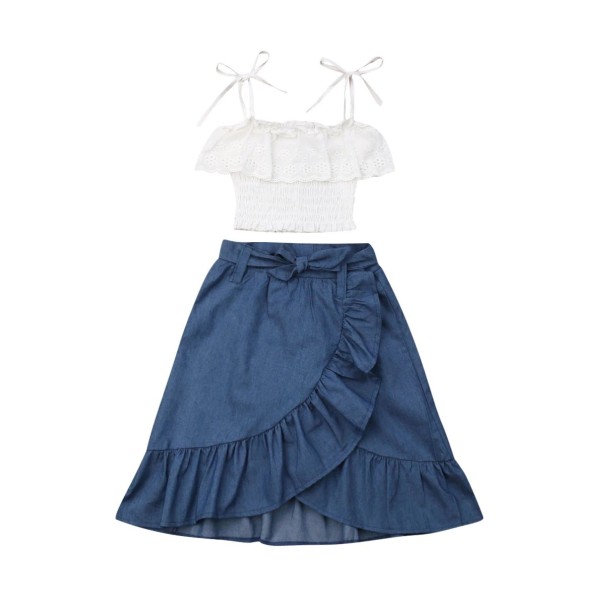 Meisjestop en rok L1427 7