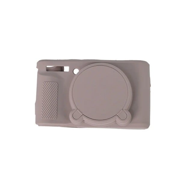 Měkké silikonové pouzdro na fotoaparát Canon PowerShot SX730 SX740 SX740HS Ochranný kryt proti poškrábání šedá