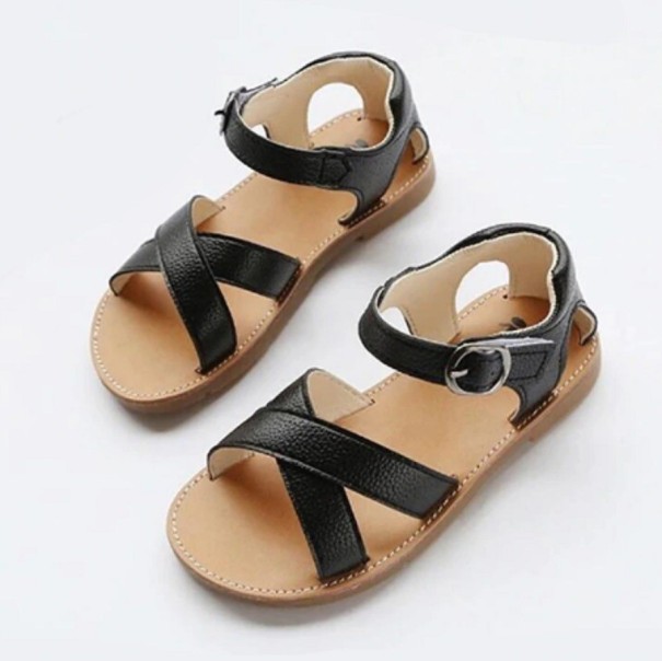 Melissa-Sandalen für Mädchen schwarz 22