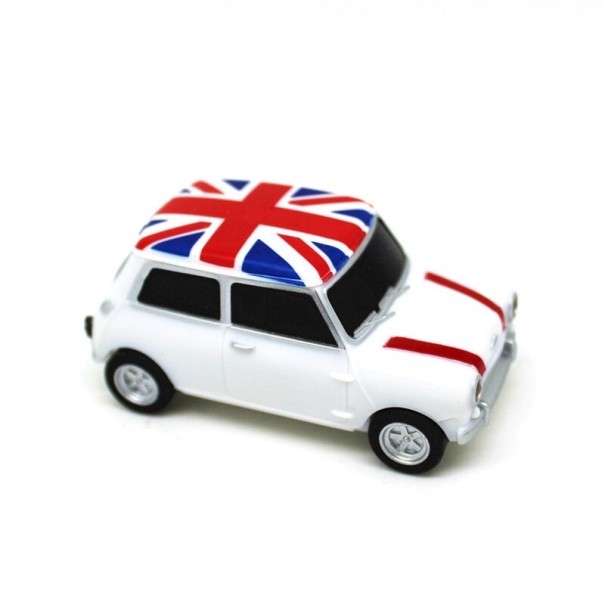 Memoria USB con forma de coche blanco 16GB