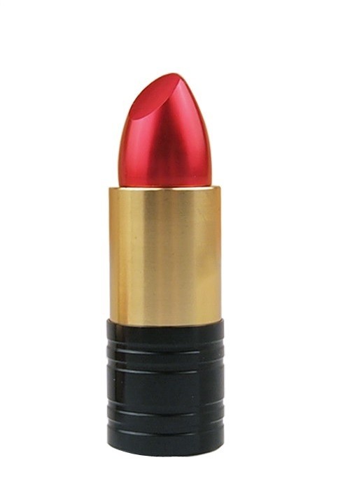 Memoria USB con forma de lápiz labial rojo 1GB