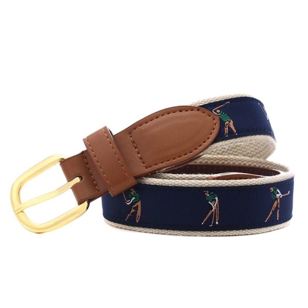 Men's Belt with Pattern L363 1