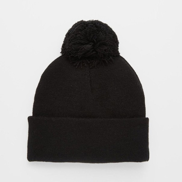 Men's Black Bobble Hat 1