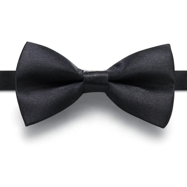 Men's Black Bow Tie Formal Bow Tie Elegant Accessory Adjustable Size Classic Style for Suit, Tuxedo and Formal Events 1