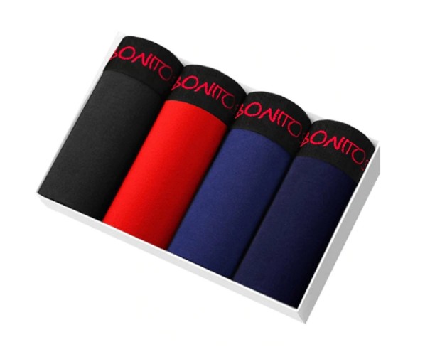 Men's Bonitos Boxer Shorts - 4 Pack M 4