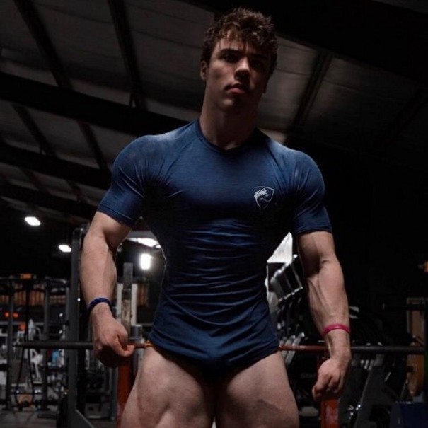 Men's Compression T-Shirt F1795 dark blue M