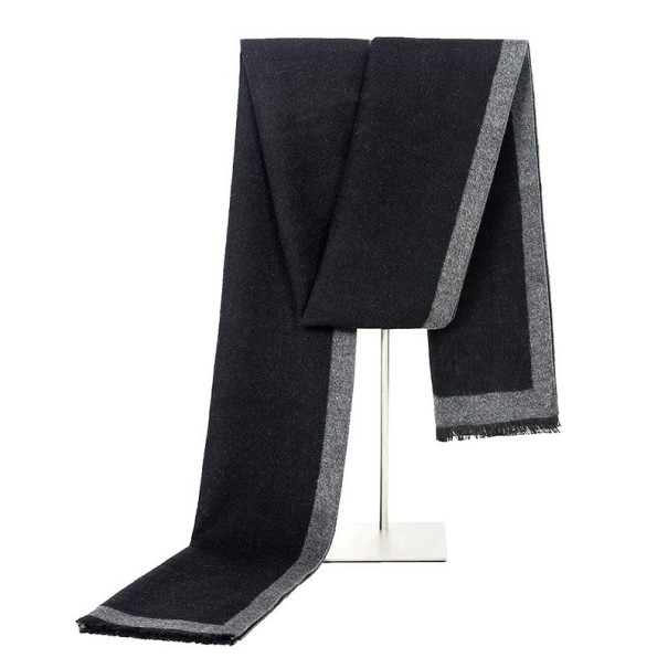 Men's Cotton Scarf A1 black