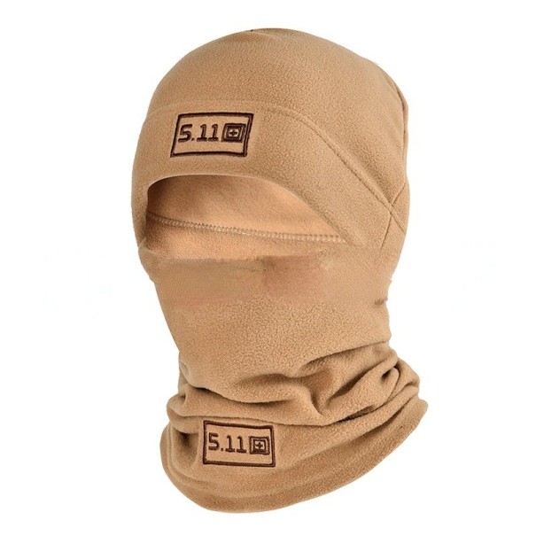 Men's Fleece Hat with Neck Warmer khaki