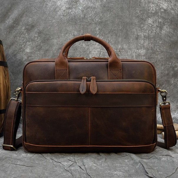 Men's Laptop Bag dark brown