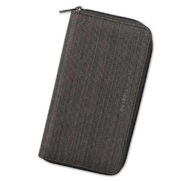 Men's Large Wallet M412 dark brown