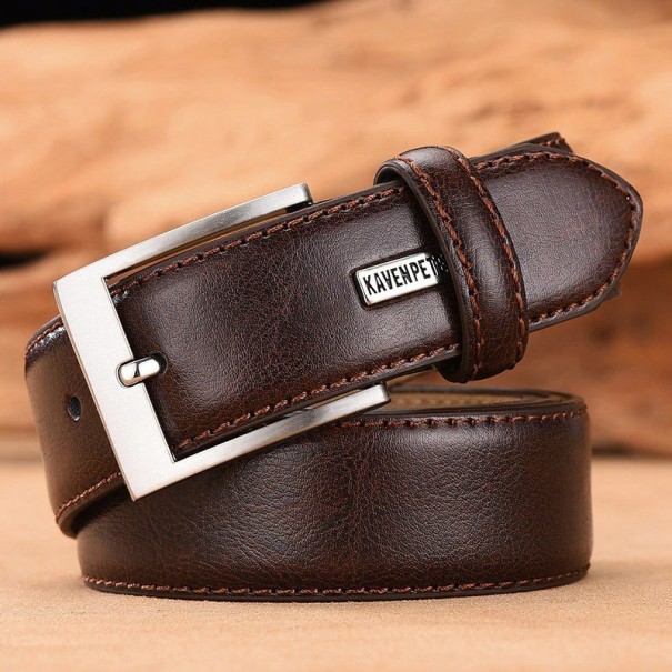 Men's Leather Belt L268 130 cm 17