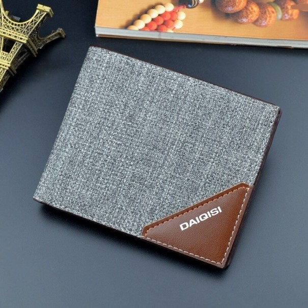 Men's Leather Wallet M429 grey