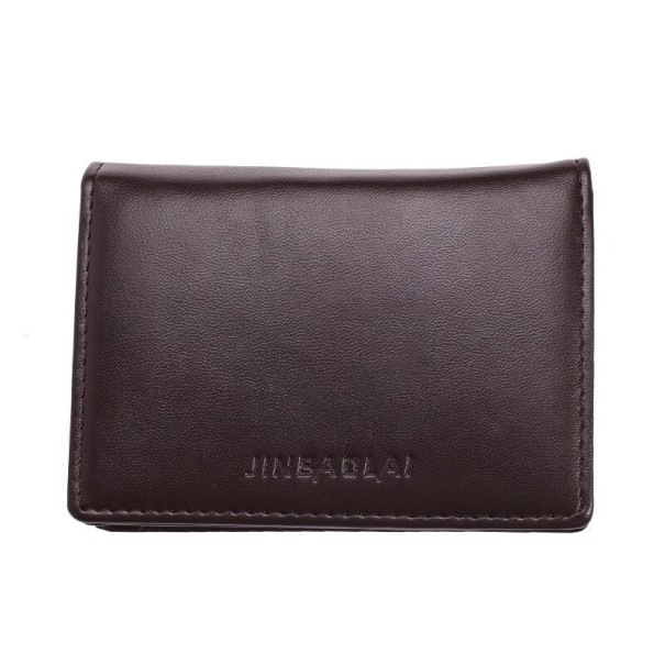 Men's Leather Wallet M588 dark brown