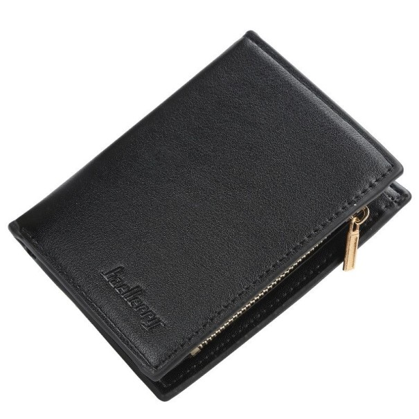 Men's Leather Wallet M601 black 1