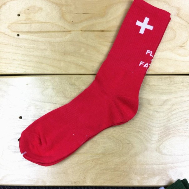 Men's Long Socks Jade red