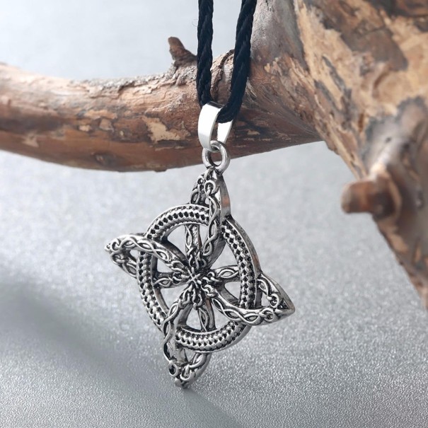 Men's Necklace with Pendant D81 silver