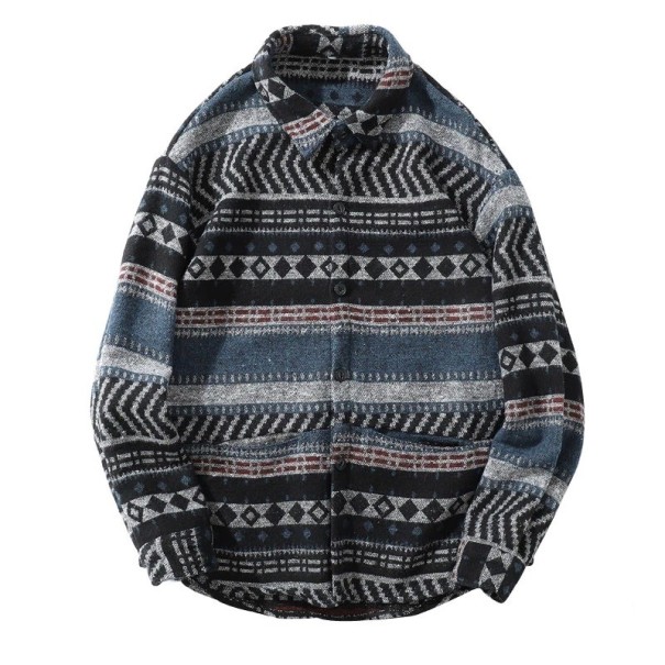 Men's Shirt with Pattern F566 S 1