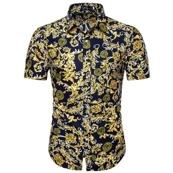 Men's Short Sleeve Shirt F474 M 9