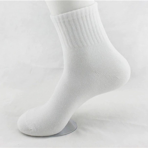 Men's Socks - 5 Pairs A2393 white