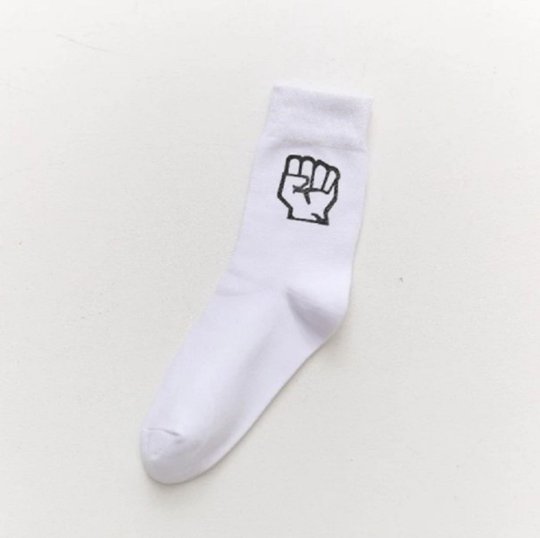 Men's Socks - Fist white