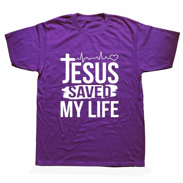Men's T-shirt T2232 purple L 2
