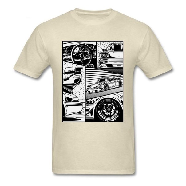 Men's T-Shirt T2329 cream XXL
