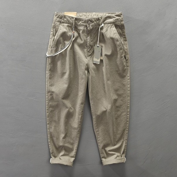 Men's Trousers F1576 khaki XXS